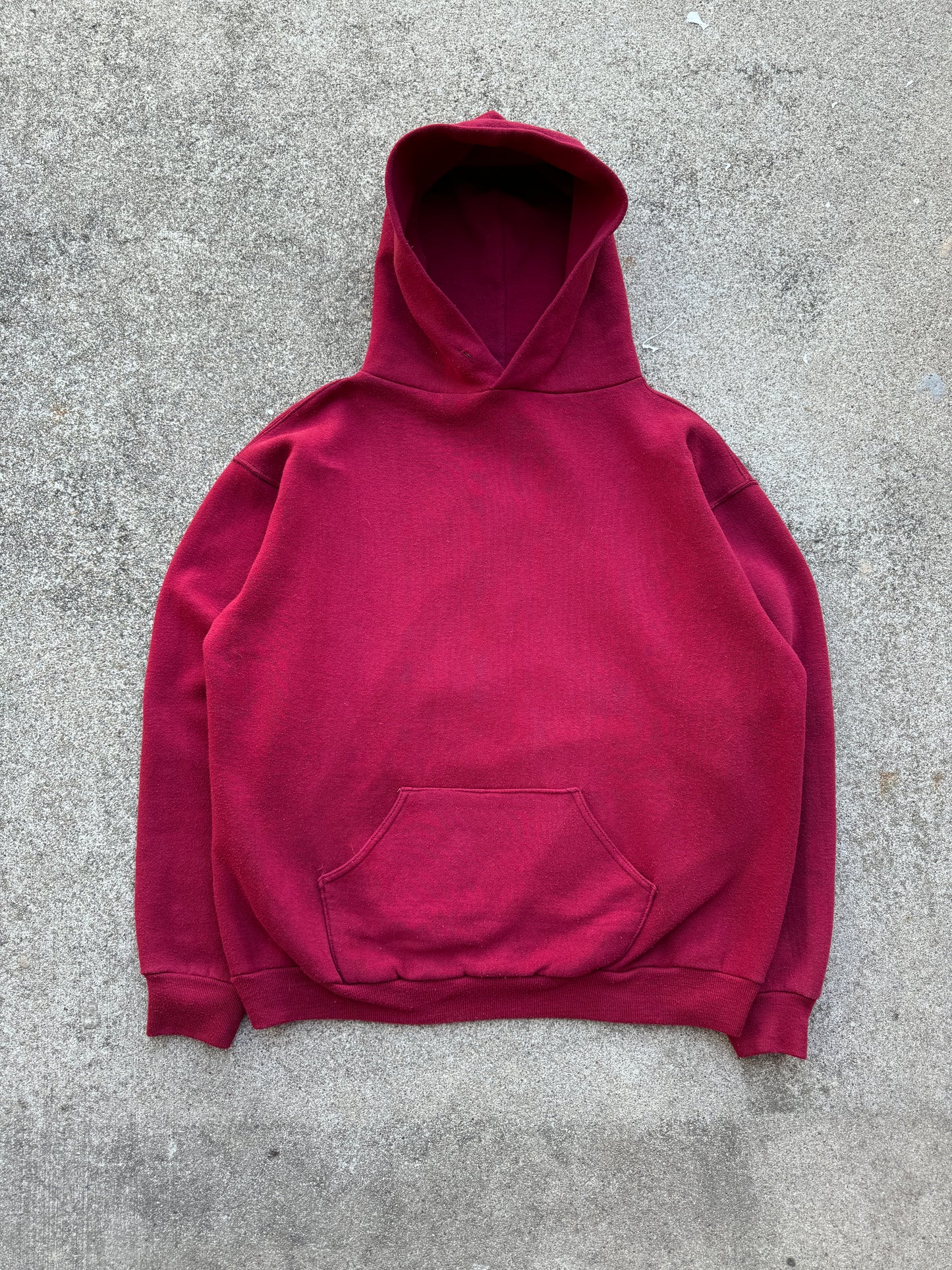 1970s Russell Burgundy Hoodie