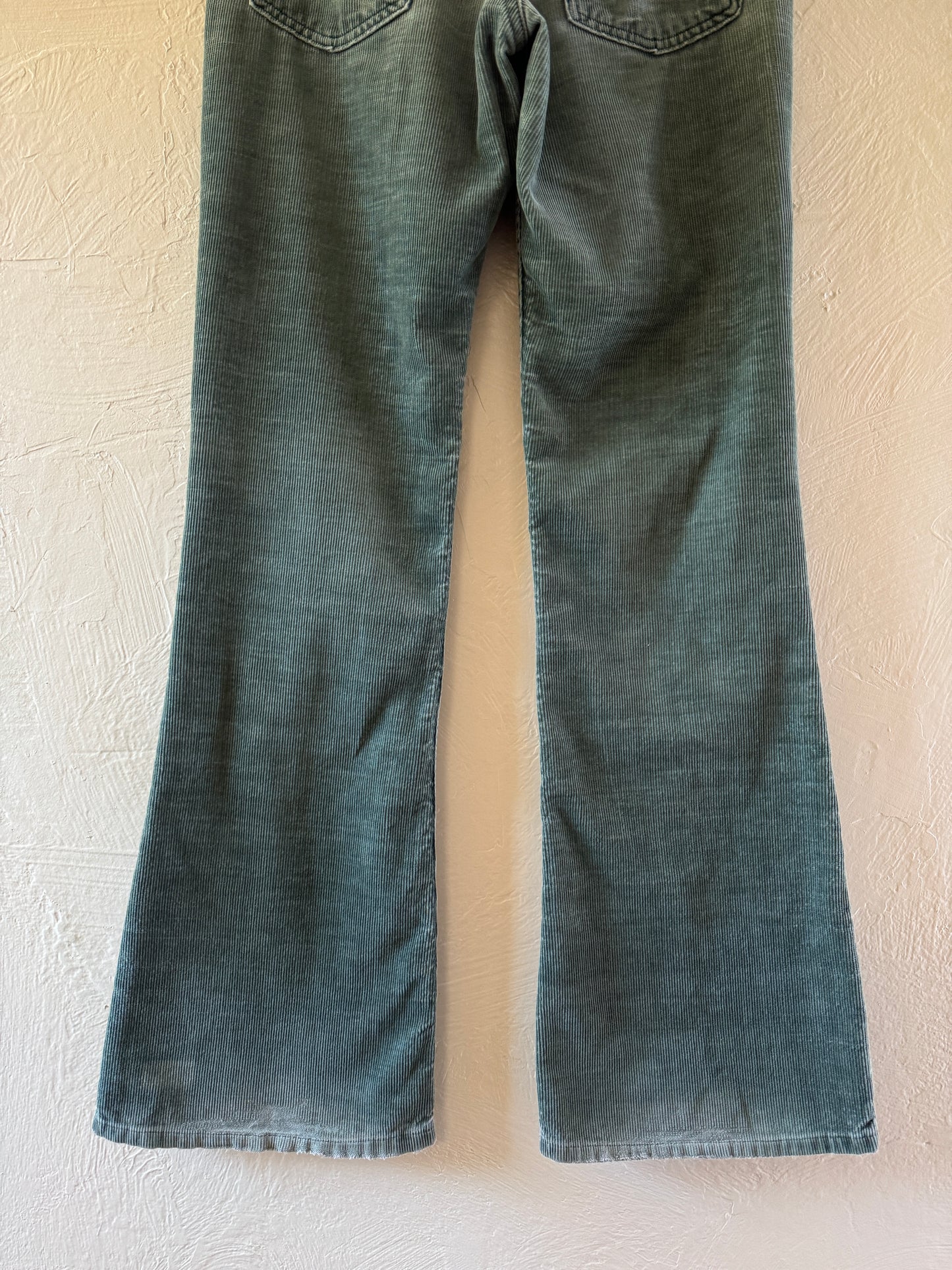 1970s Levis Corduroy Olive Flared Pants