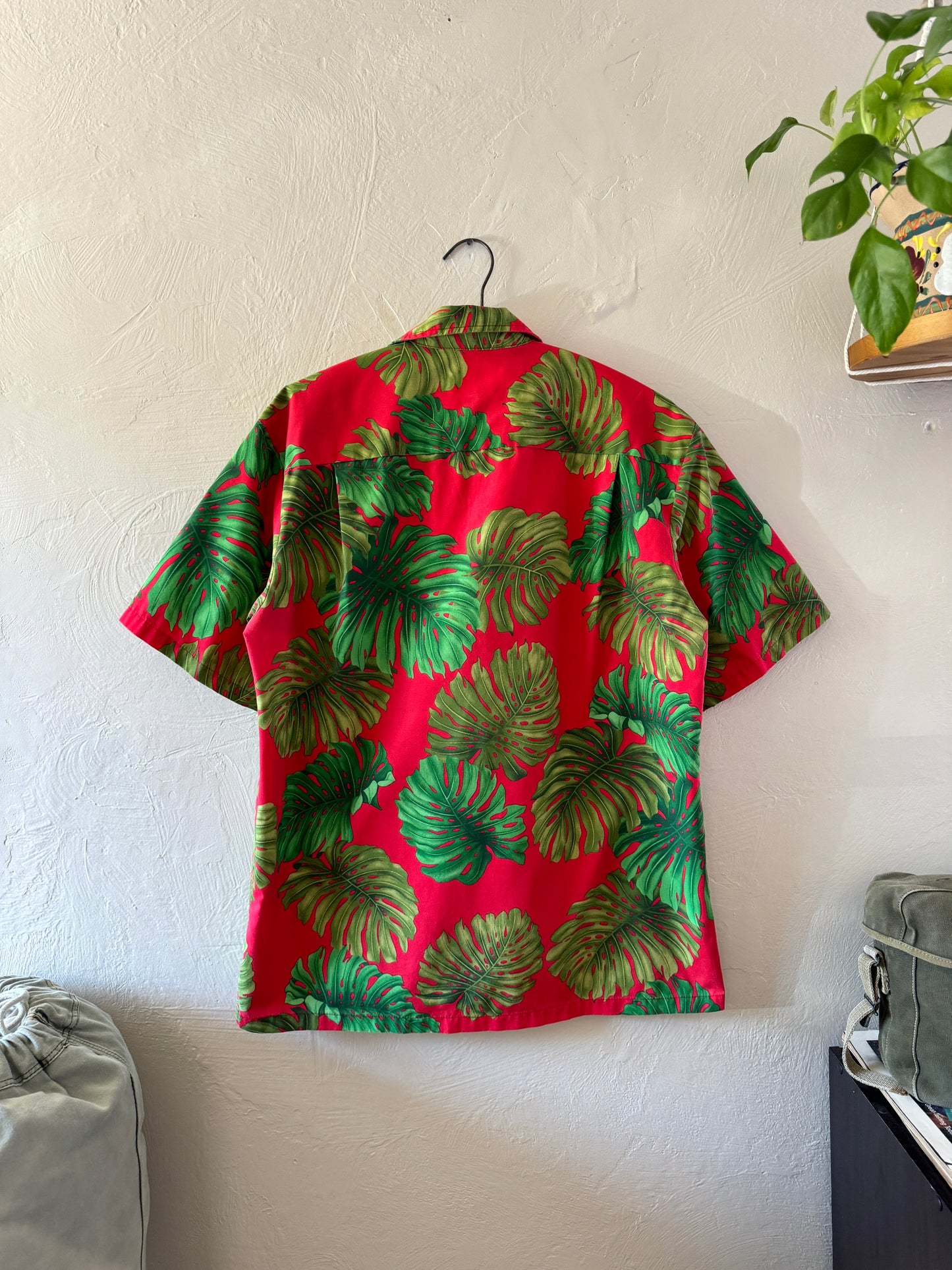 1980/90s Floral Print Hawaiian Button Up Shirt