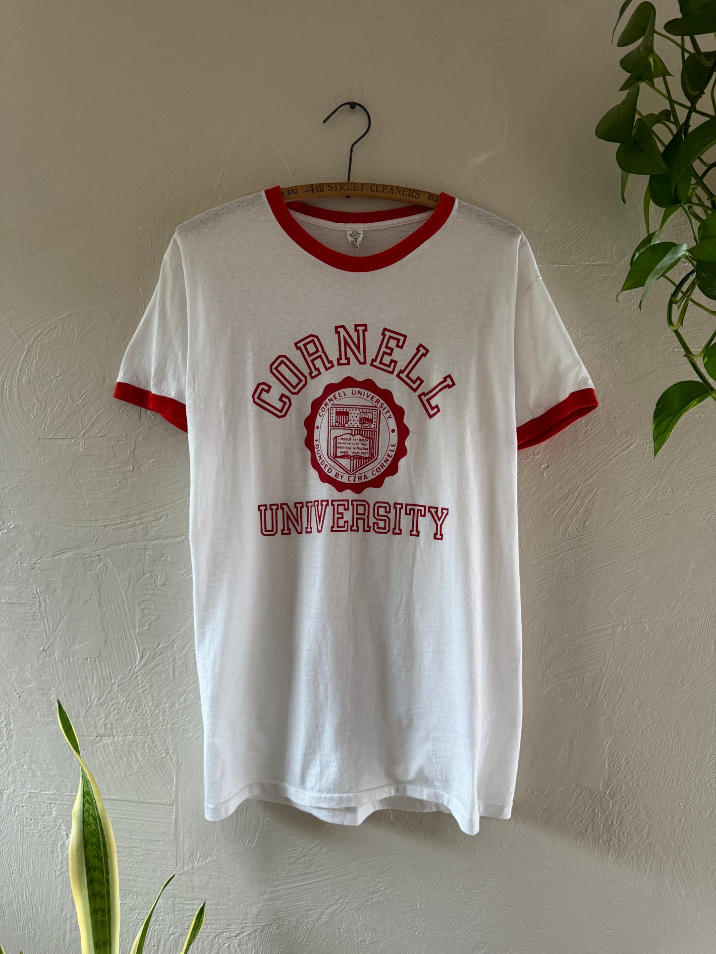 Vintage Cornell University Ringer T-Shirt