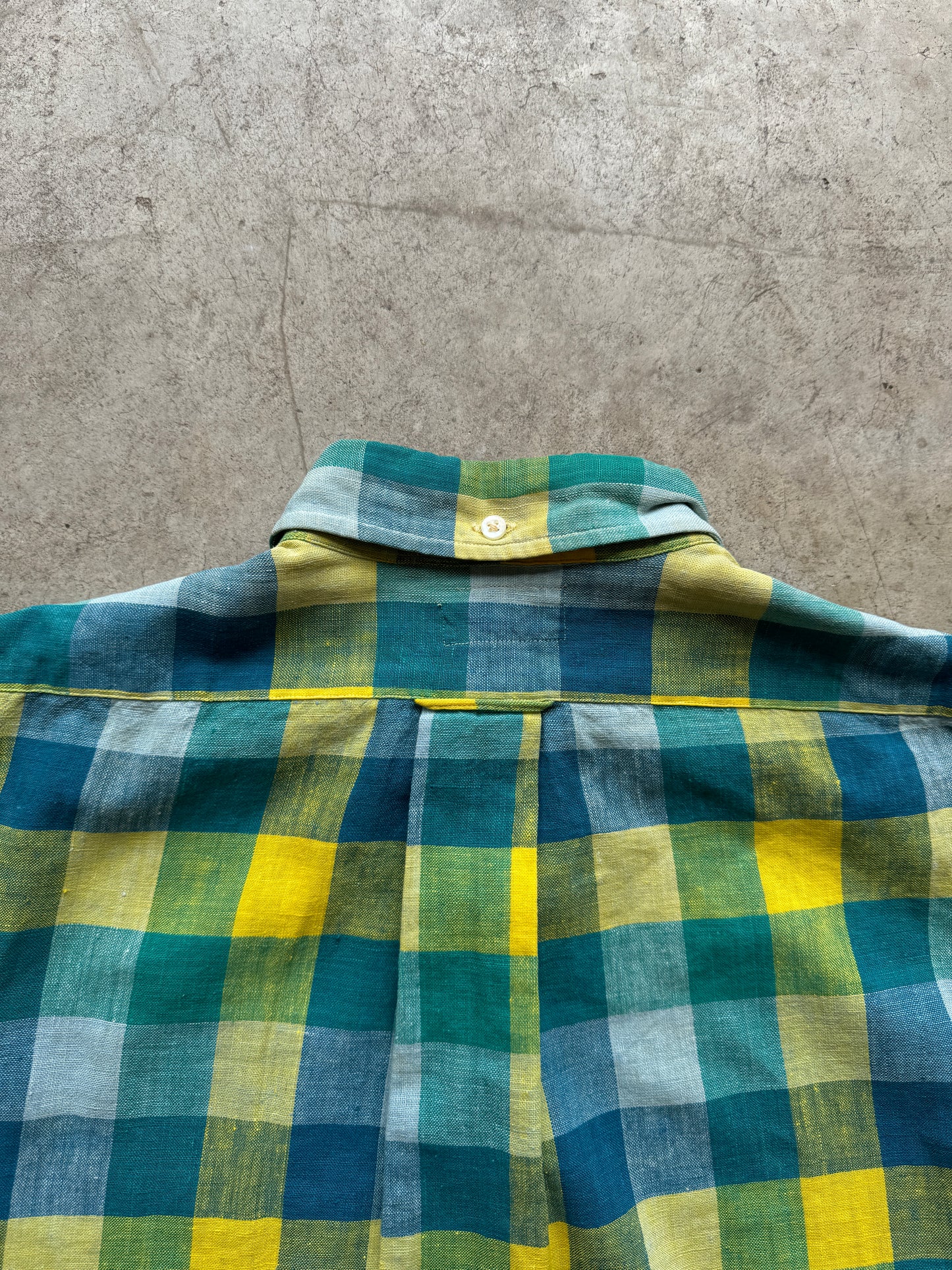 1960s The Clothes Horse Checkered Cotton Shirt