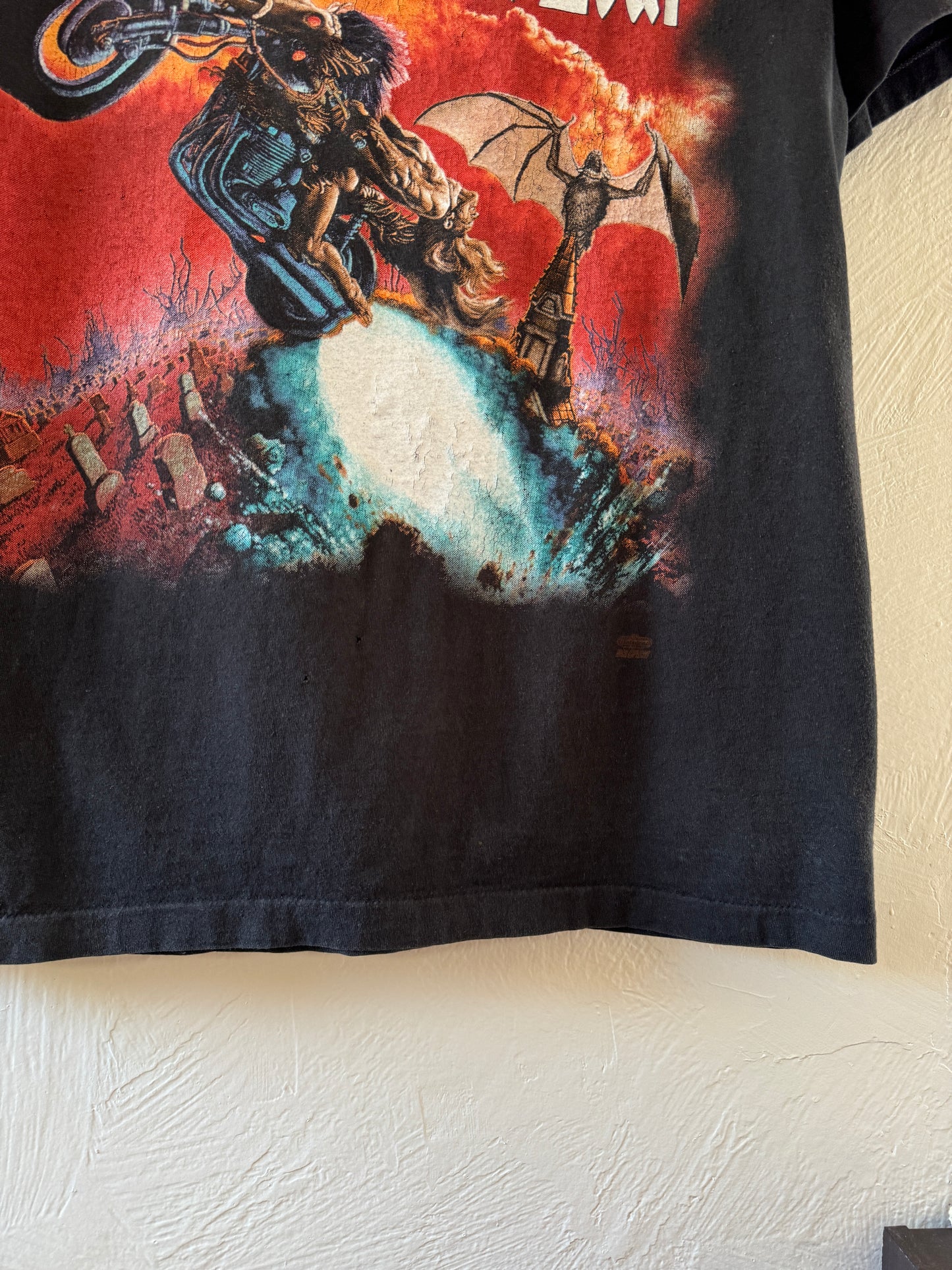 1990s Meatloaf Band Bat Out of Hell Concert T-Shirt