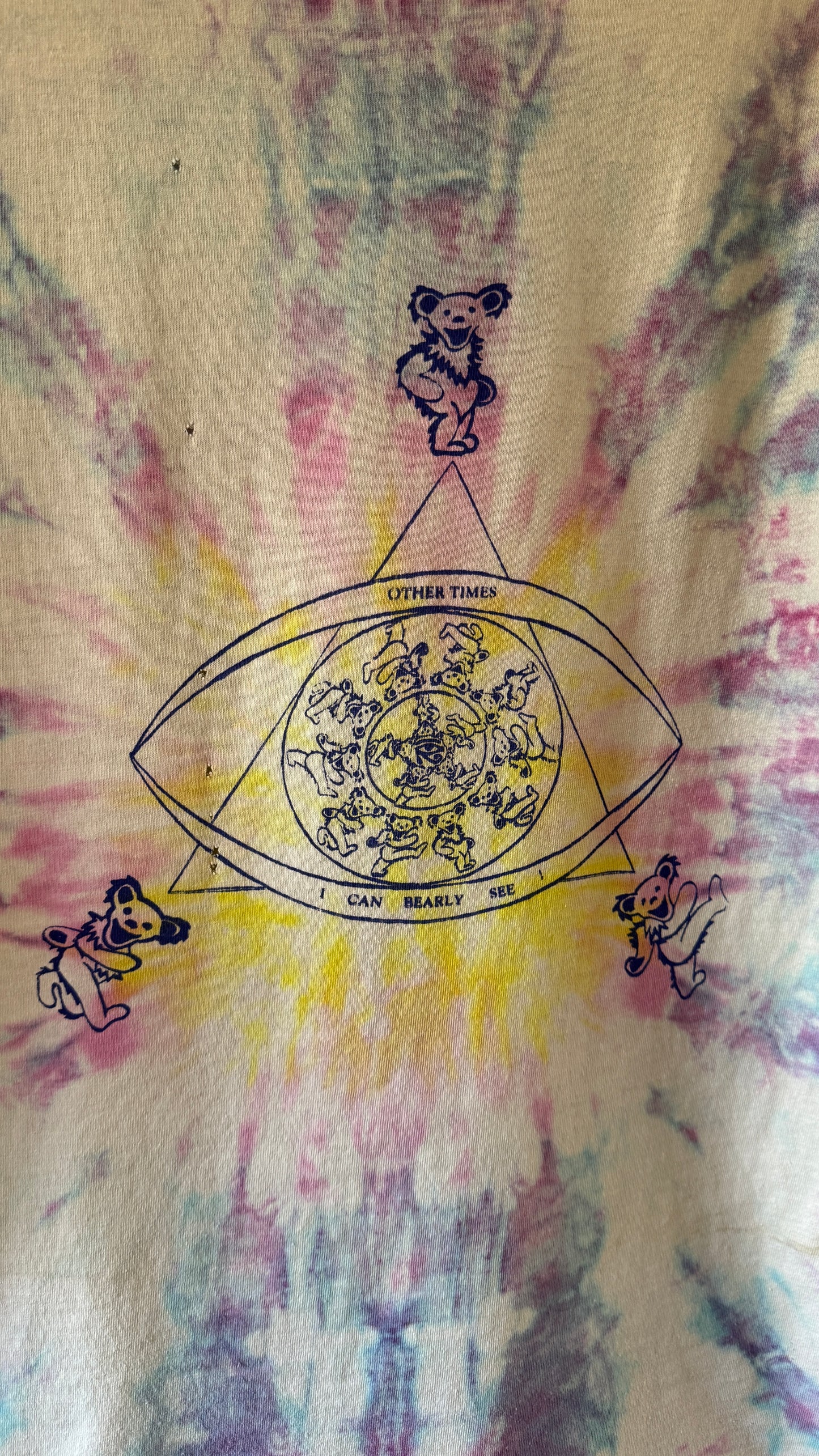 1980s Grateful Dead Band Tie Dye Mexico T-Shirt