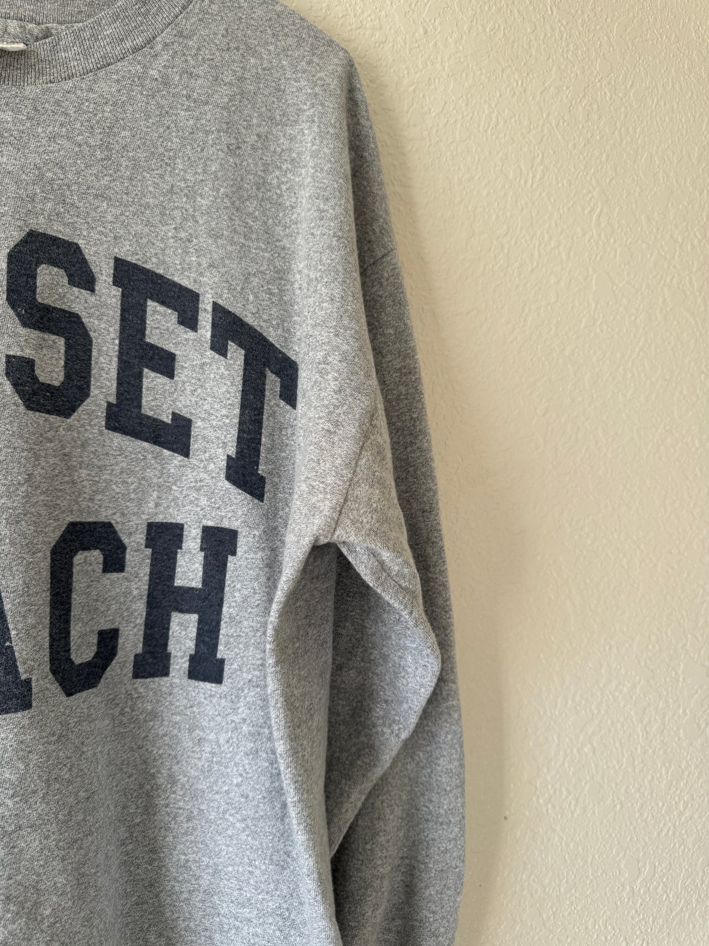 1990s Sunset Beach Heavy Cotton Long Sleeve T-Shirt