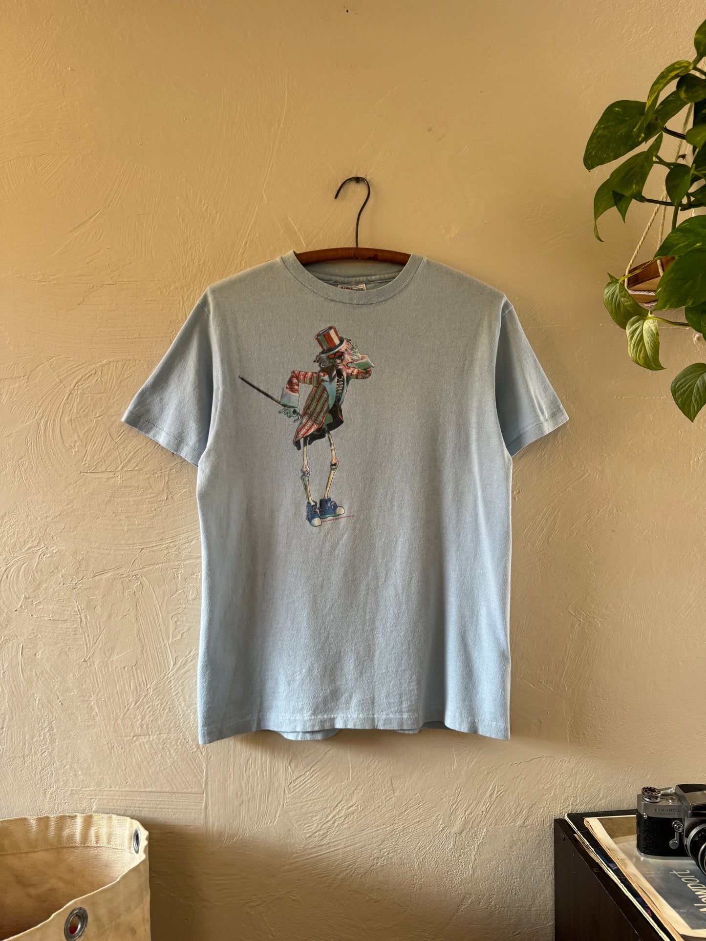 1980s Grateful Dead Band Skeleton Man T-Shirt