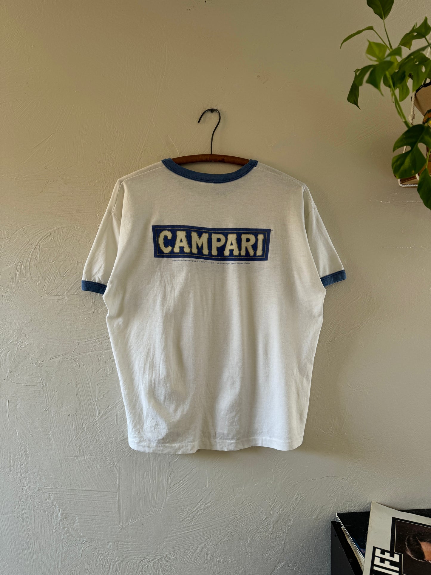 1980s Italian Liquor Ringer T-Shirt