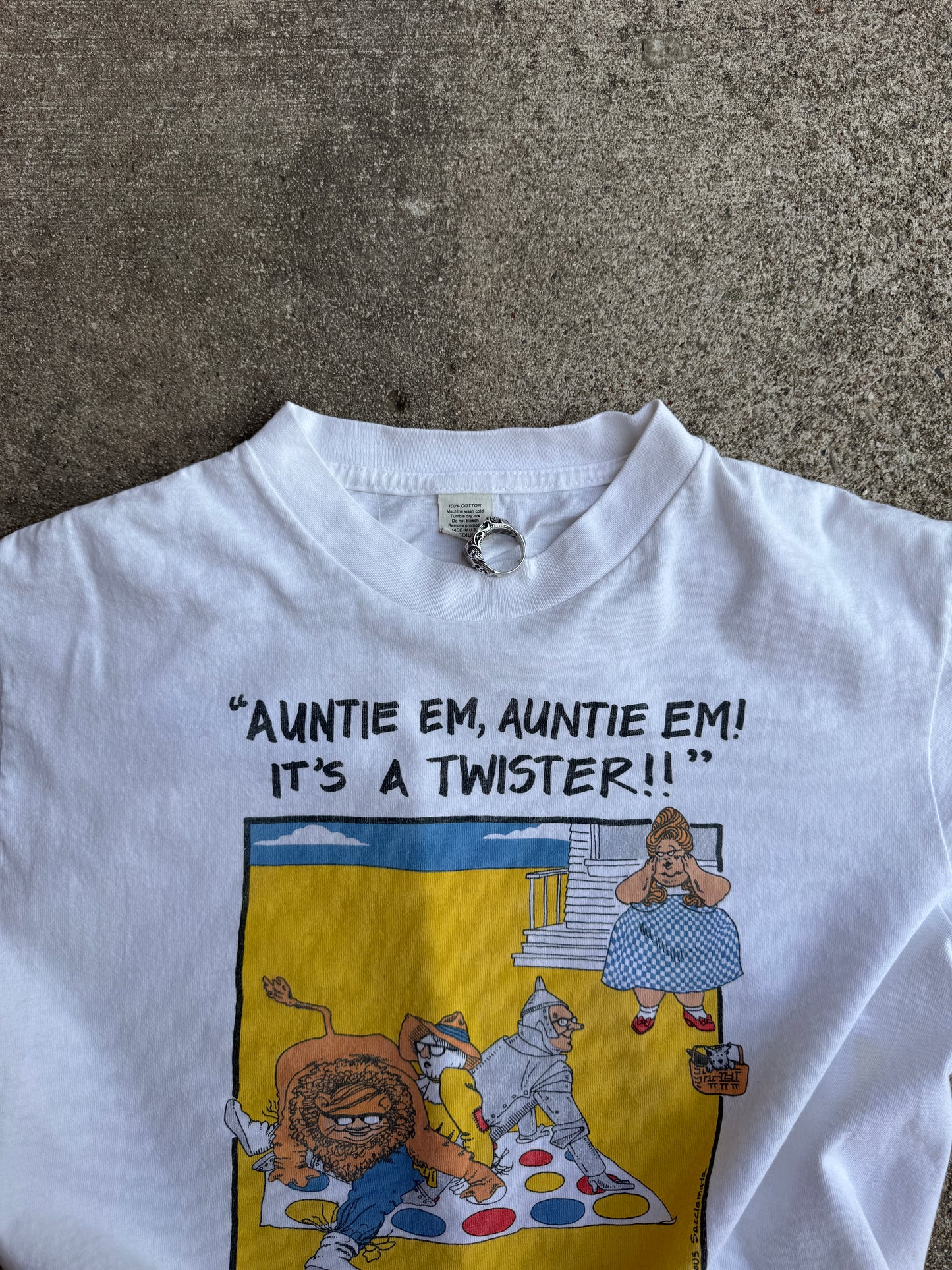 1980s Twister Wizard of Oz Parody T-Shirt