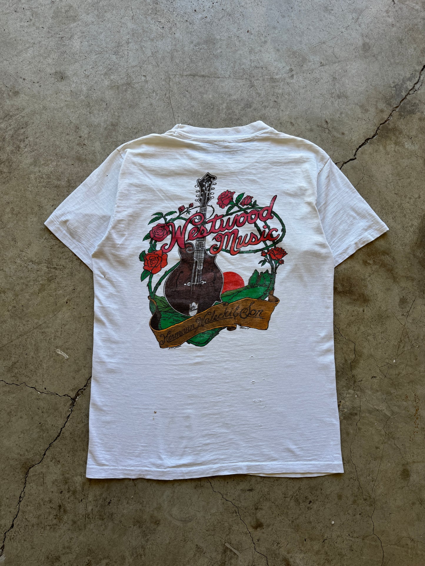 1970s RY Cooder Channel Island Tour T-Shirt