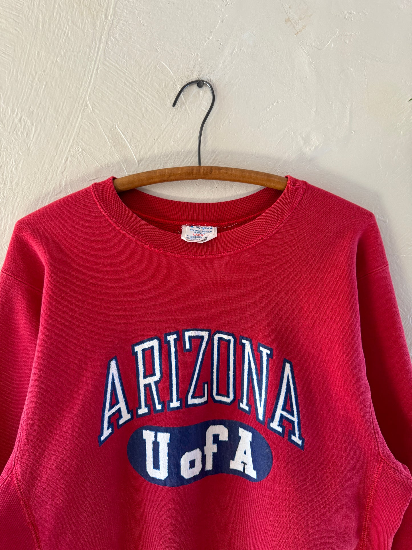 1980s Champion Reverse Weave University of Arizona UofA Sweater