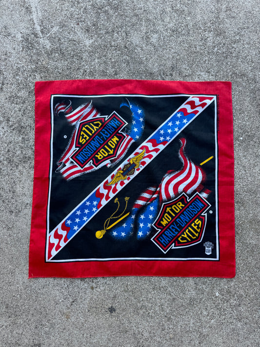 1990s Harley Davidson Bandana (7)