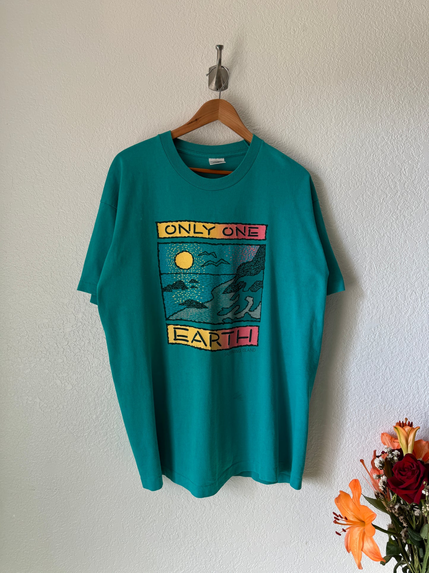 1990s Only One Earth T-Shirt