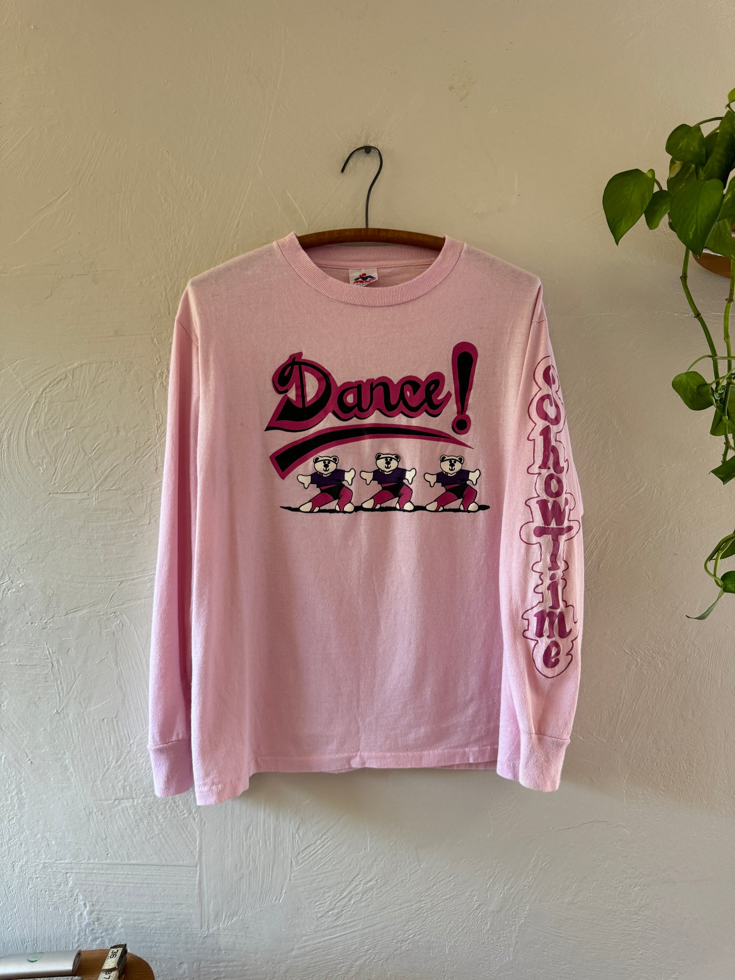 1980s Dancing Bears Dance Showtime Long Sleeve T-Shirt