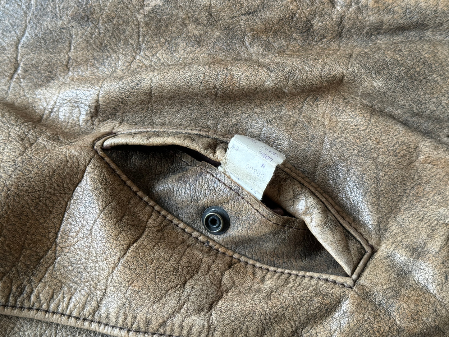 1970s Leather Bomber Jacket