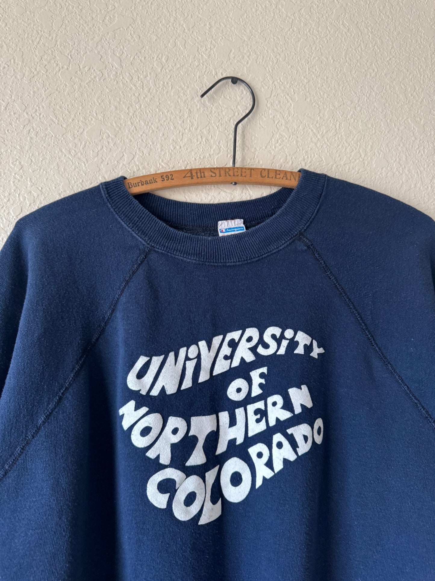 1970s Champion University of Northern Colorado Short Sleeve Sweater