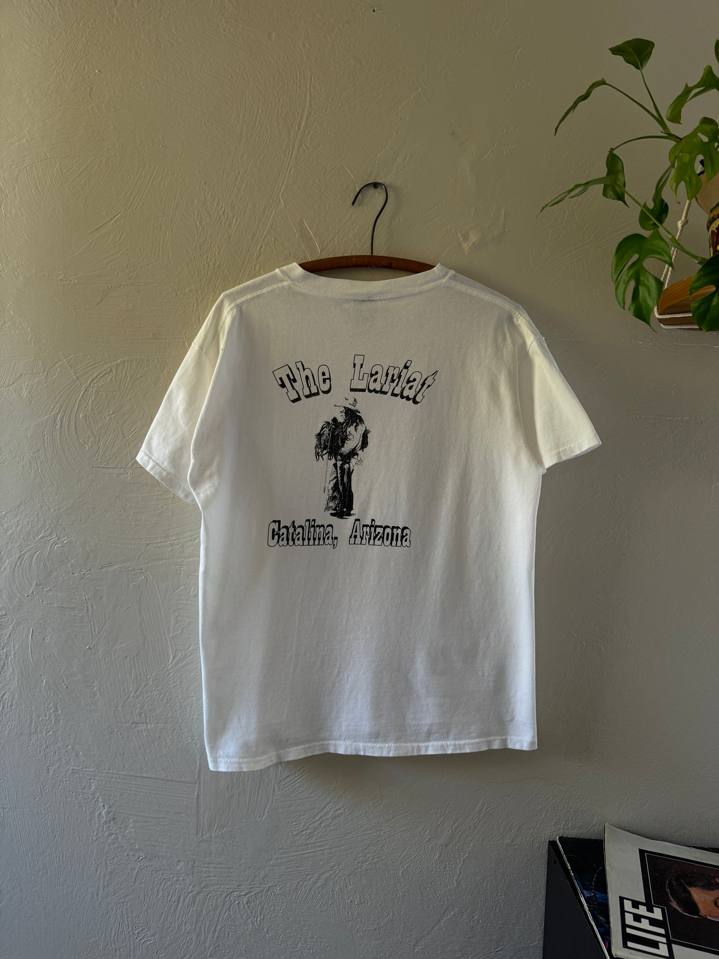 1990s The Lariat Salon Arizona Cowboy Western T-Shirt