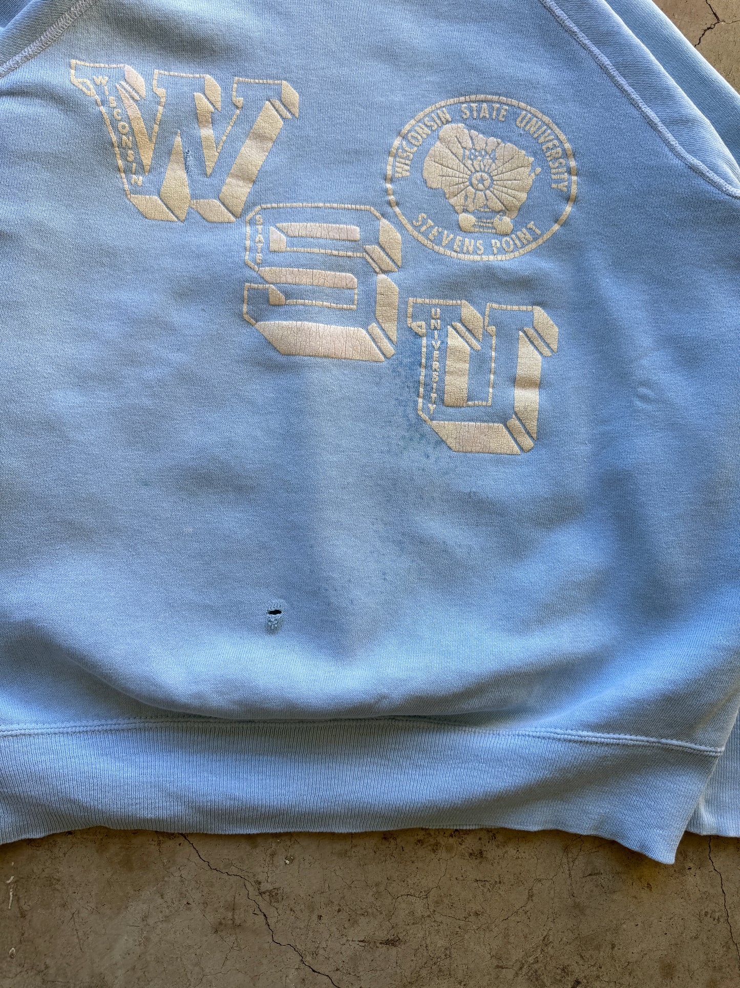 1960s Wisconsin State University Raglan Sweater