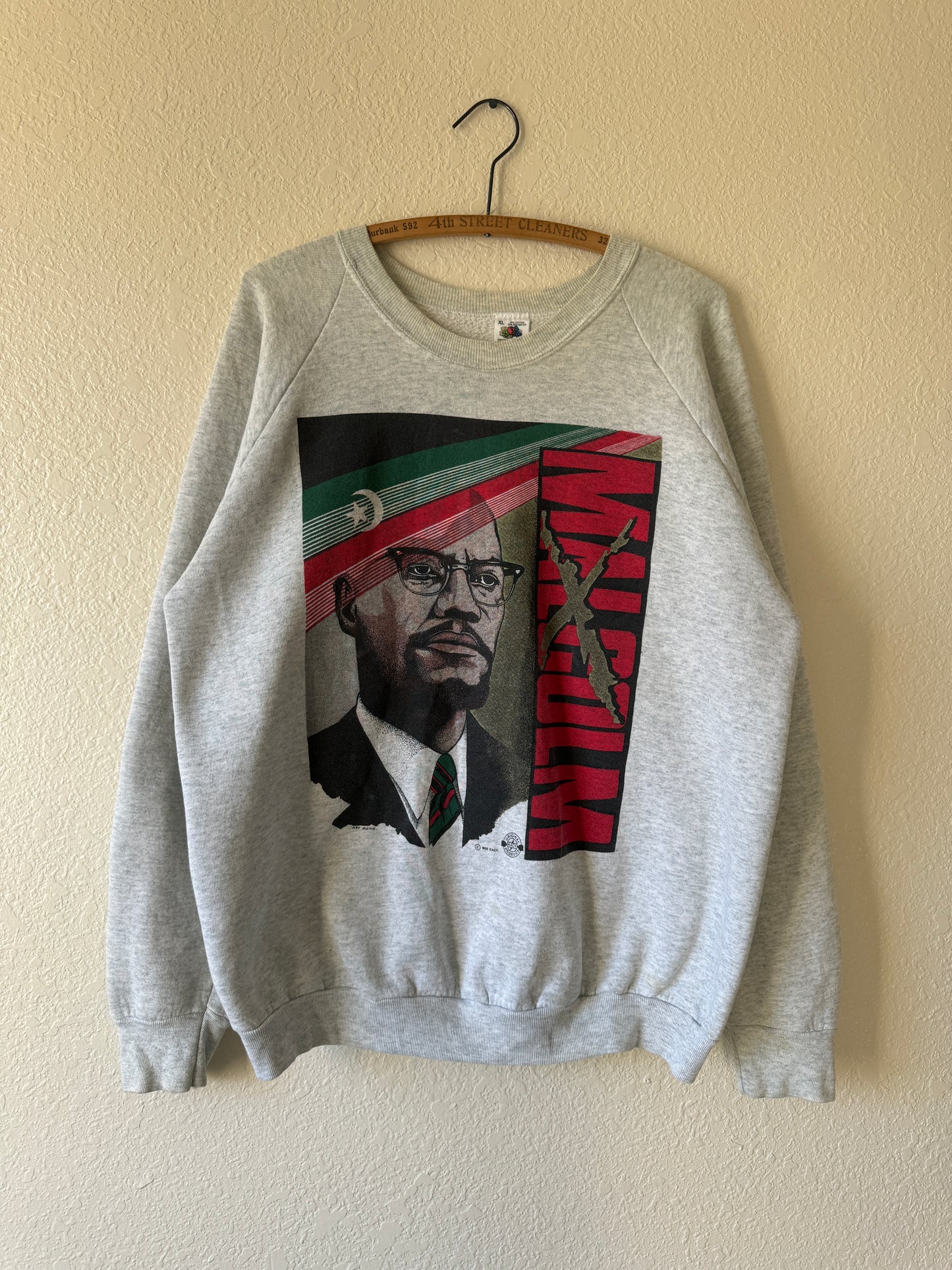 1990s Malcom X I’m Not A Racist Quote Sweater