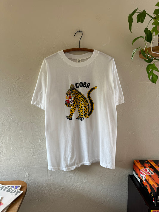 Vintage Coba Ruins Mexico Mayan Civilization Cheetah T-Shirt