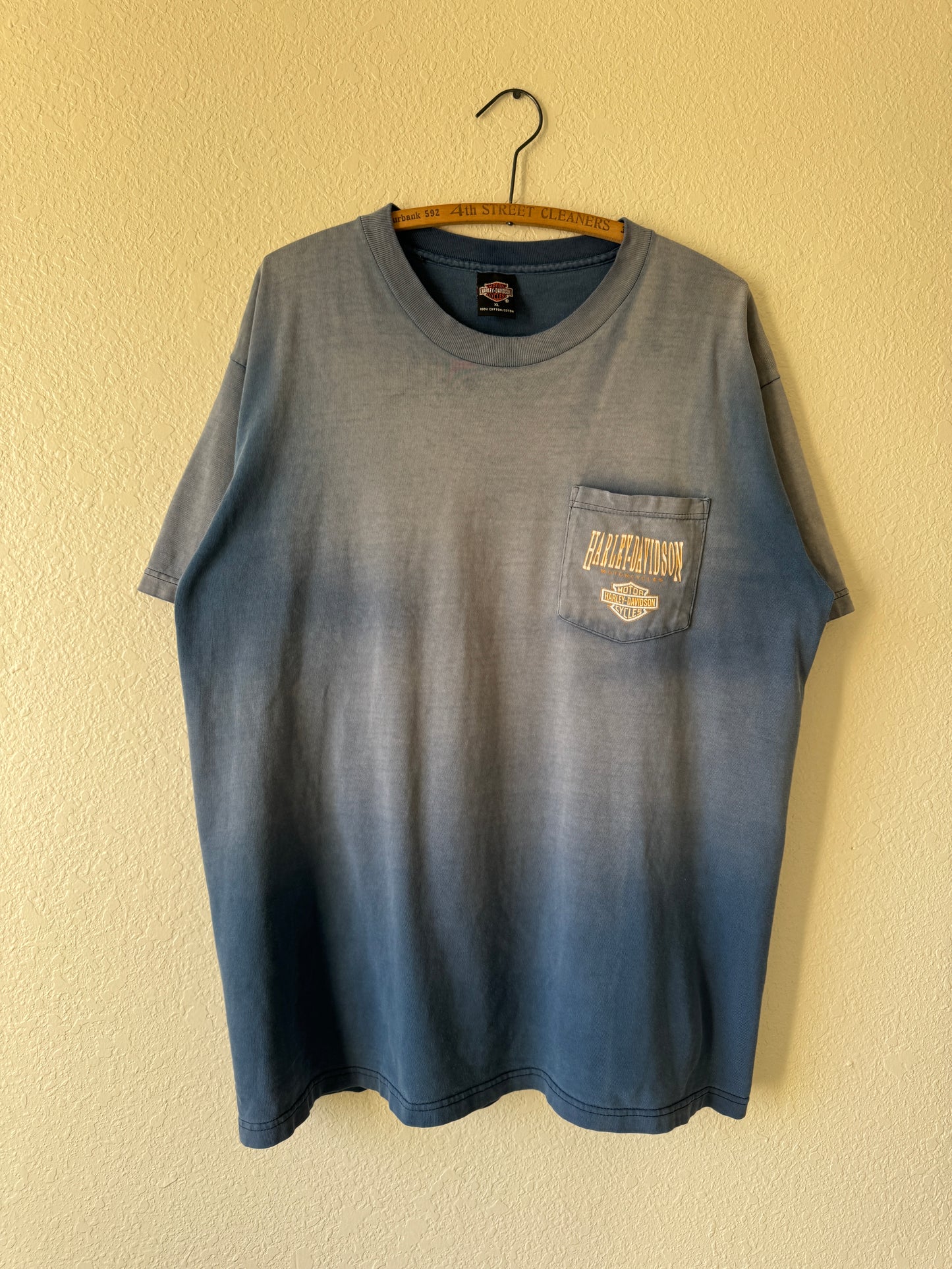 1990s Harley Davidson Tampa Florida Faded & Distressed T-Shirt