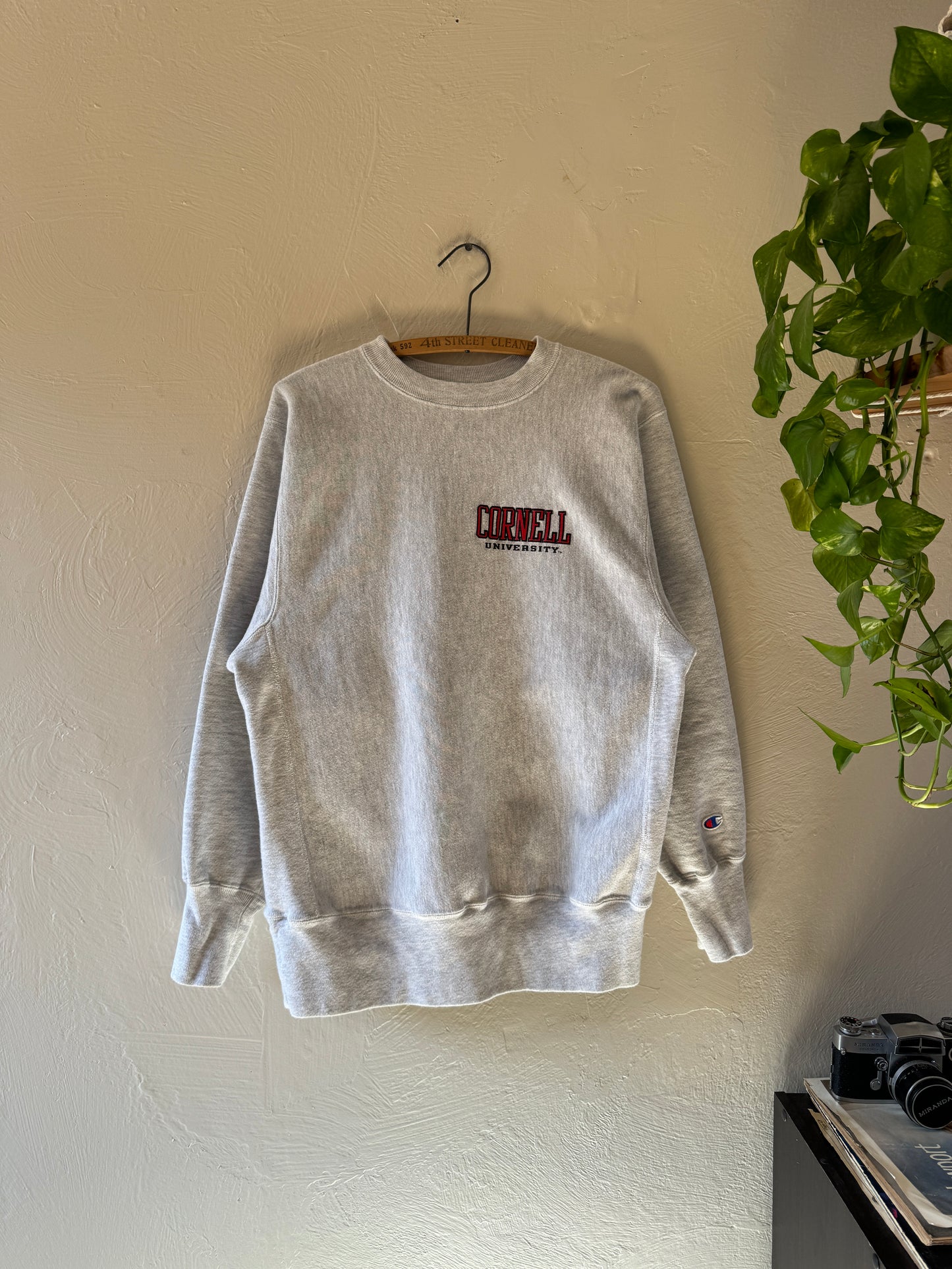 1990s Champion Reverse Weave Cornell University Crewneck Sweater