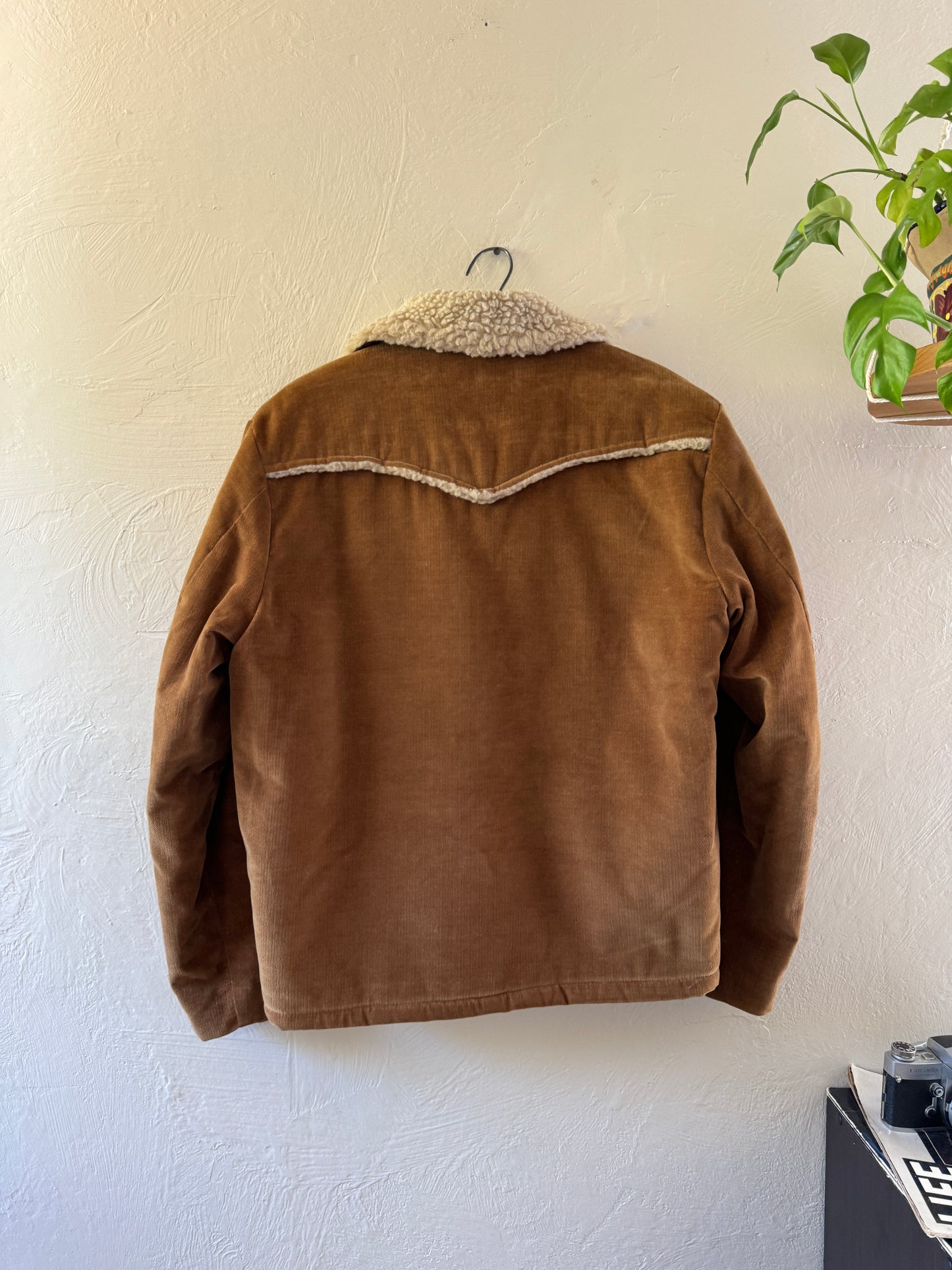 1970s Lee Storm Rider Sherpa Suede Western Jacket