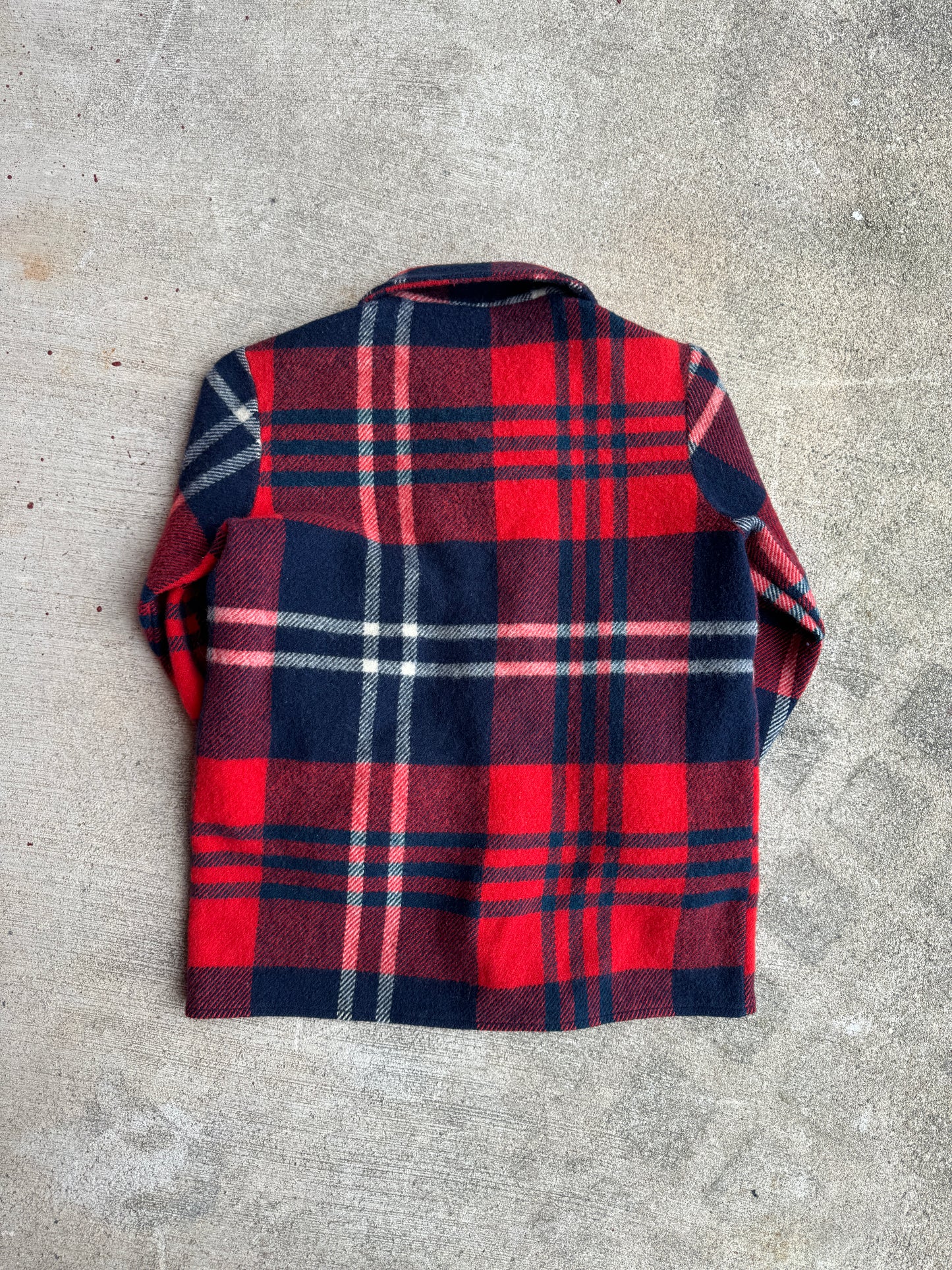 1950s Wool Plaid Flannel