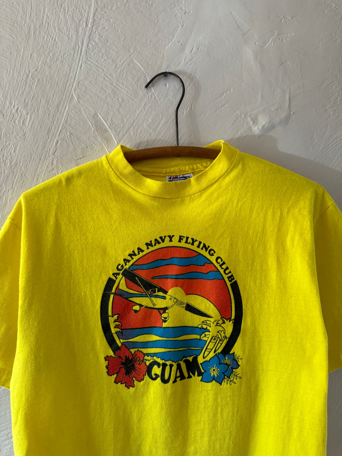 1980s Guam Agana Navy Flying Club T-Shirt