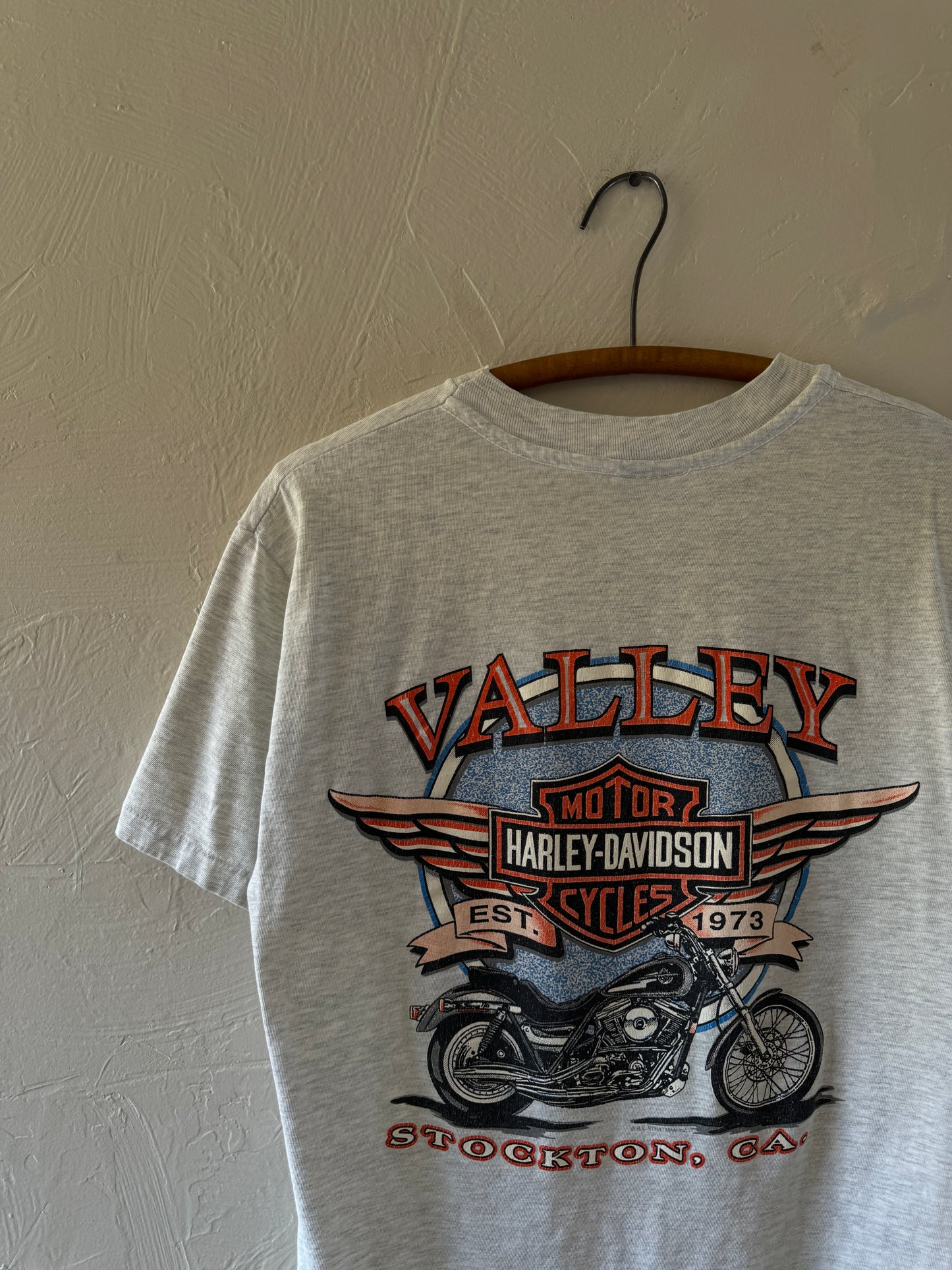 1990s Harley Davidson Stockton California T-Shirt