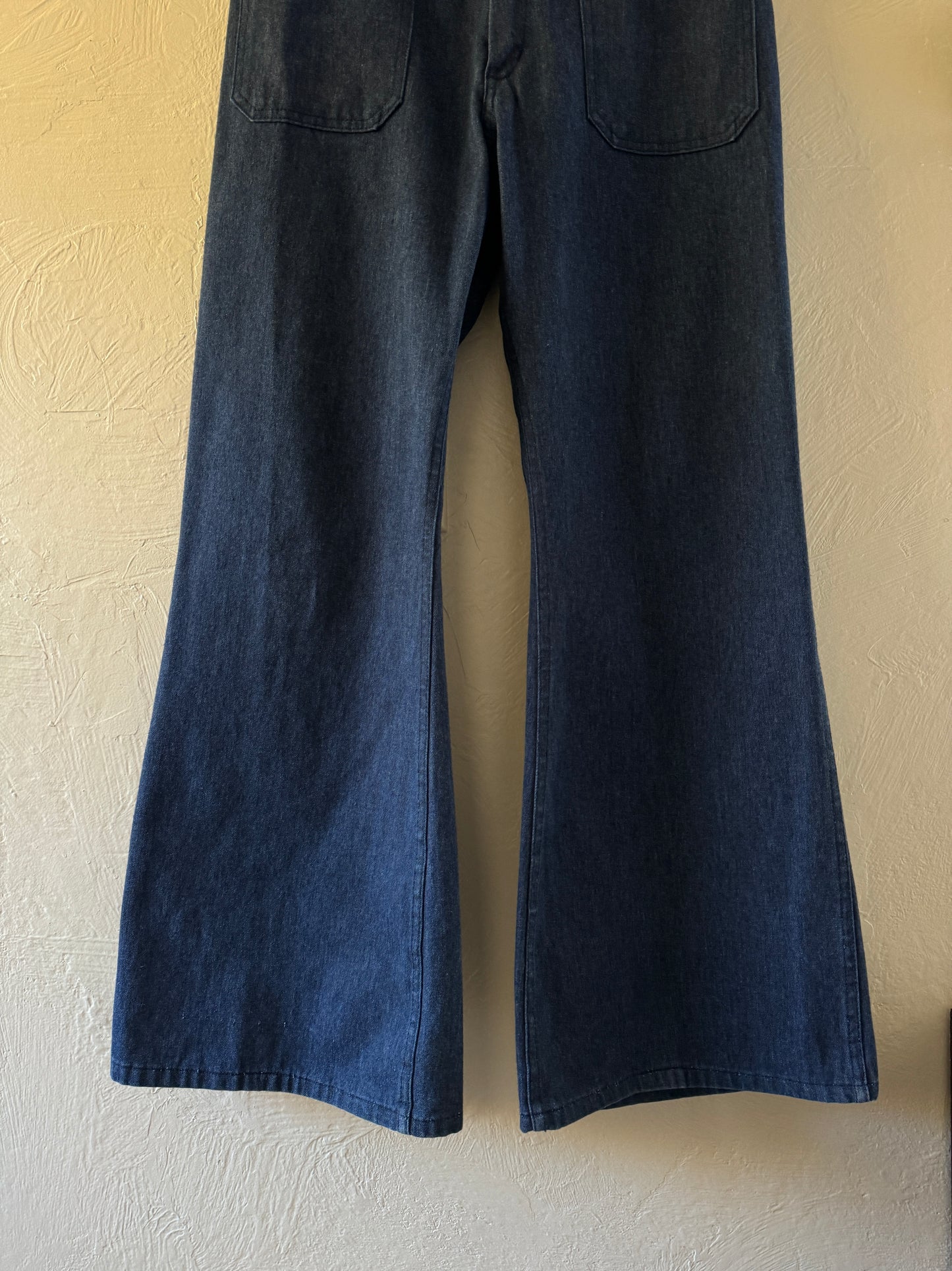 1980s USN Navdungaree Bell Bottoms Denim Pants (2)