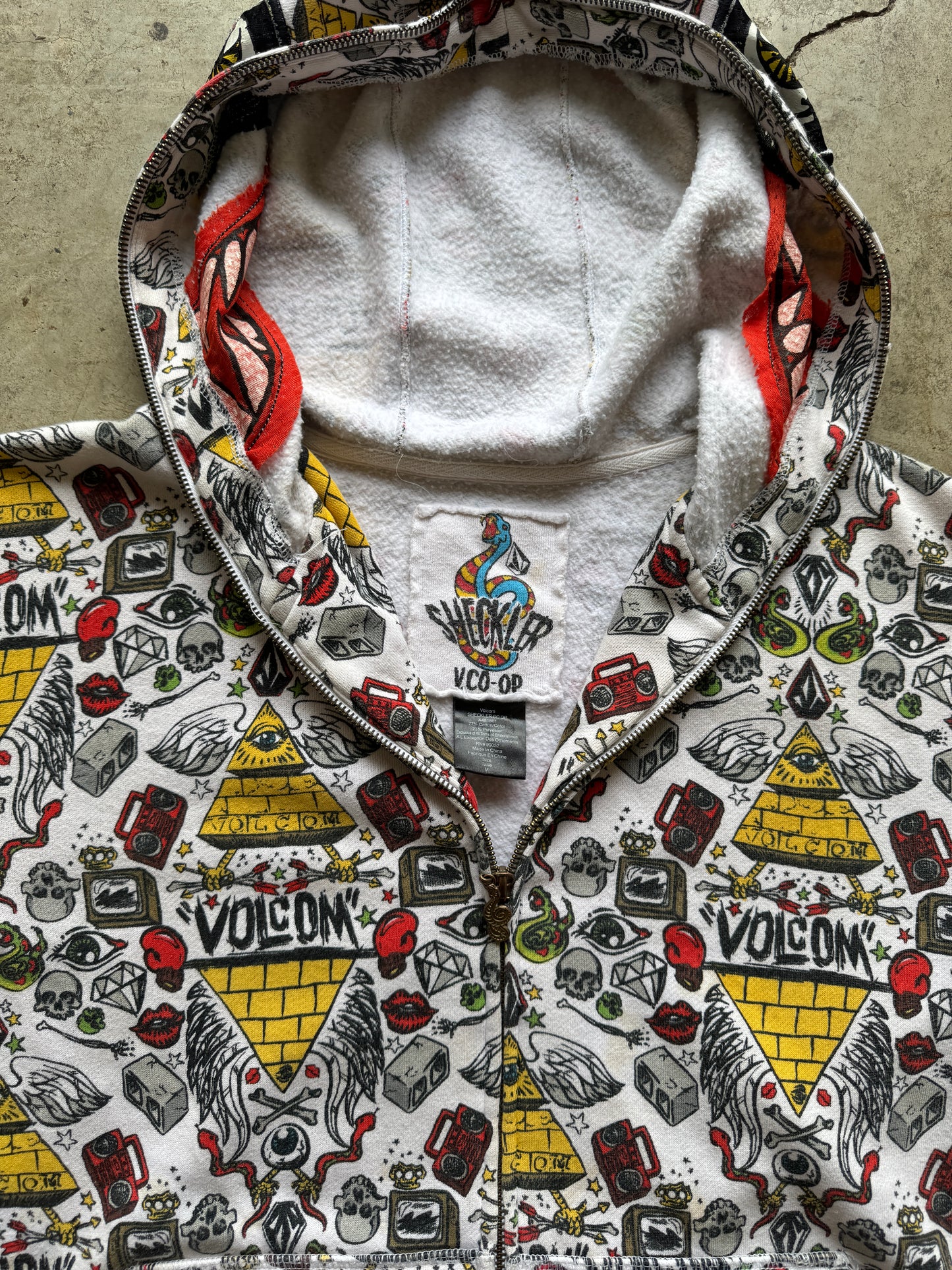 Y2K Volcom X Ryan Sheckler Jesse Pinkman AOP Jacket Hoodie