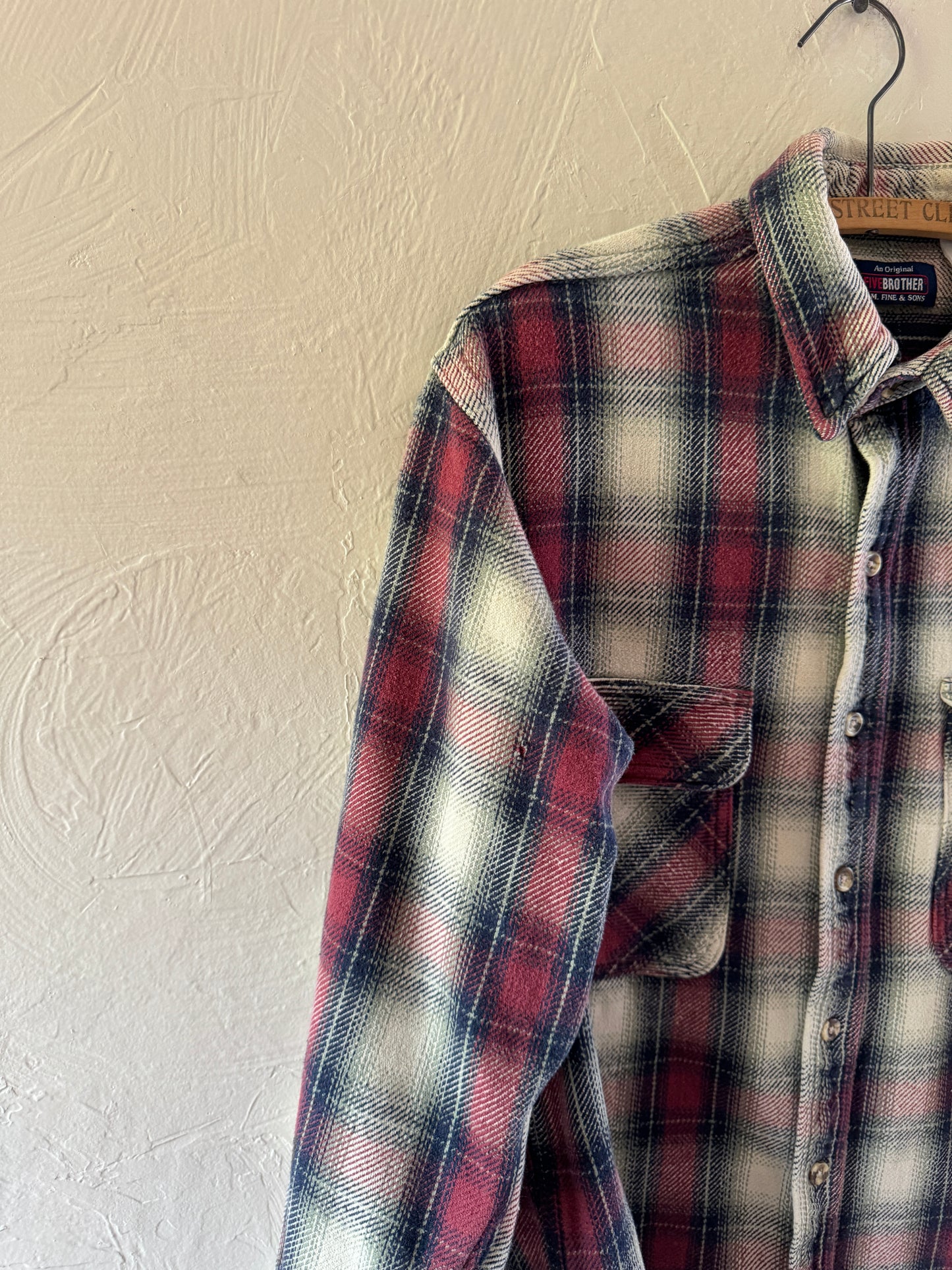 Vintage Five Brothers Button Up Flannel