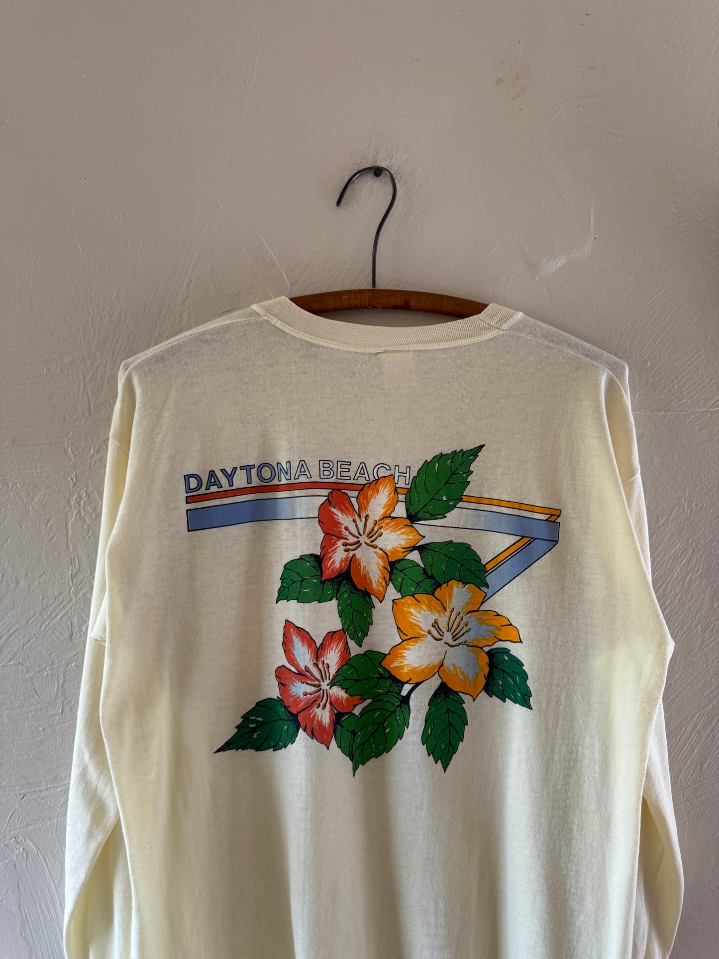 1970/80s Vintage Daytona Beach Long Sleeve T-Shirt