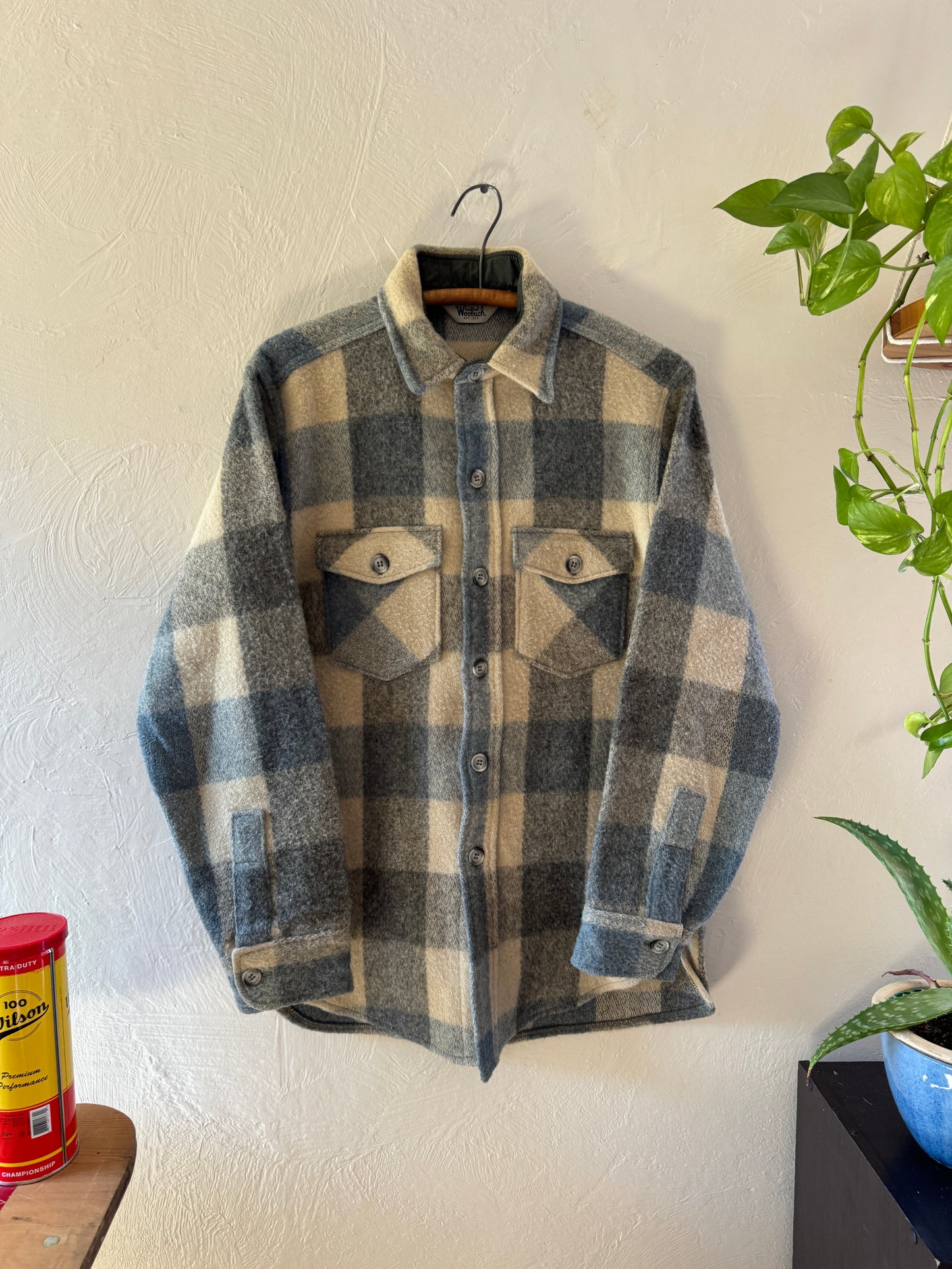 1970s Woolrich Plaid Flannel Button Up