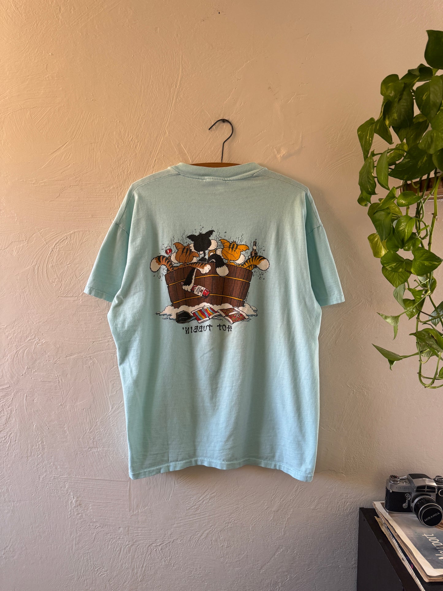 1980s Cats Hot Tubbin’ Tucson Arizona T-Shirt