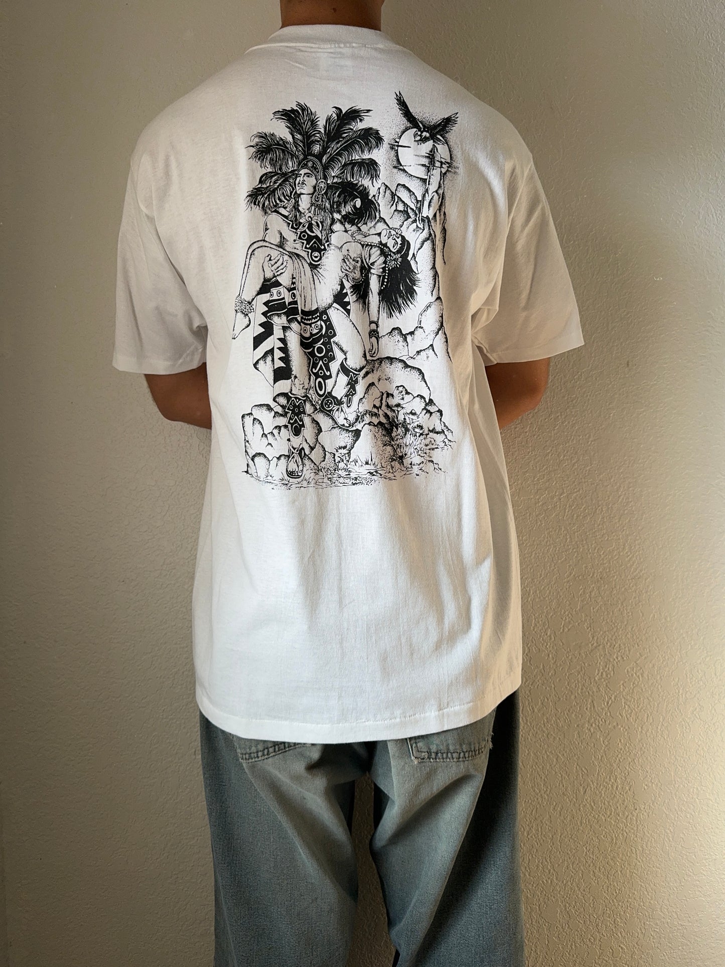 1990s Aztec Warrior T-Shirt