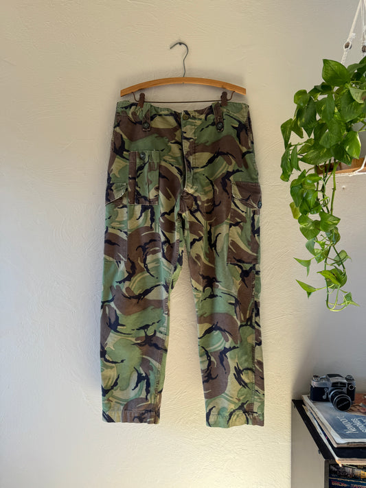 Vintage British Military Camo DPM Pants