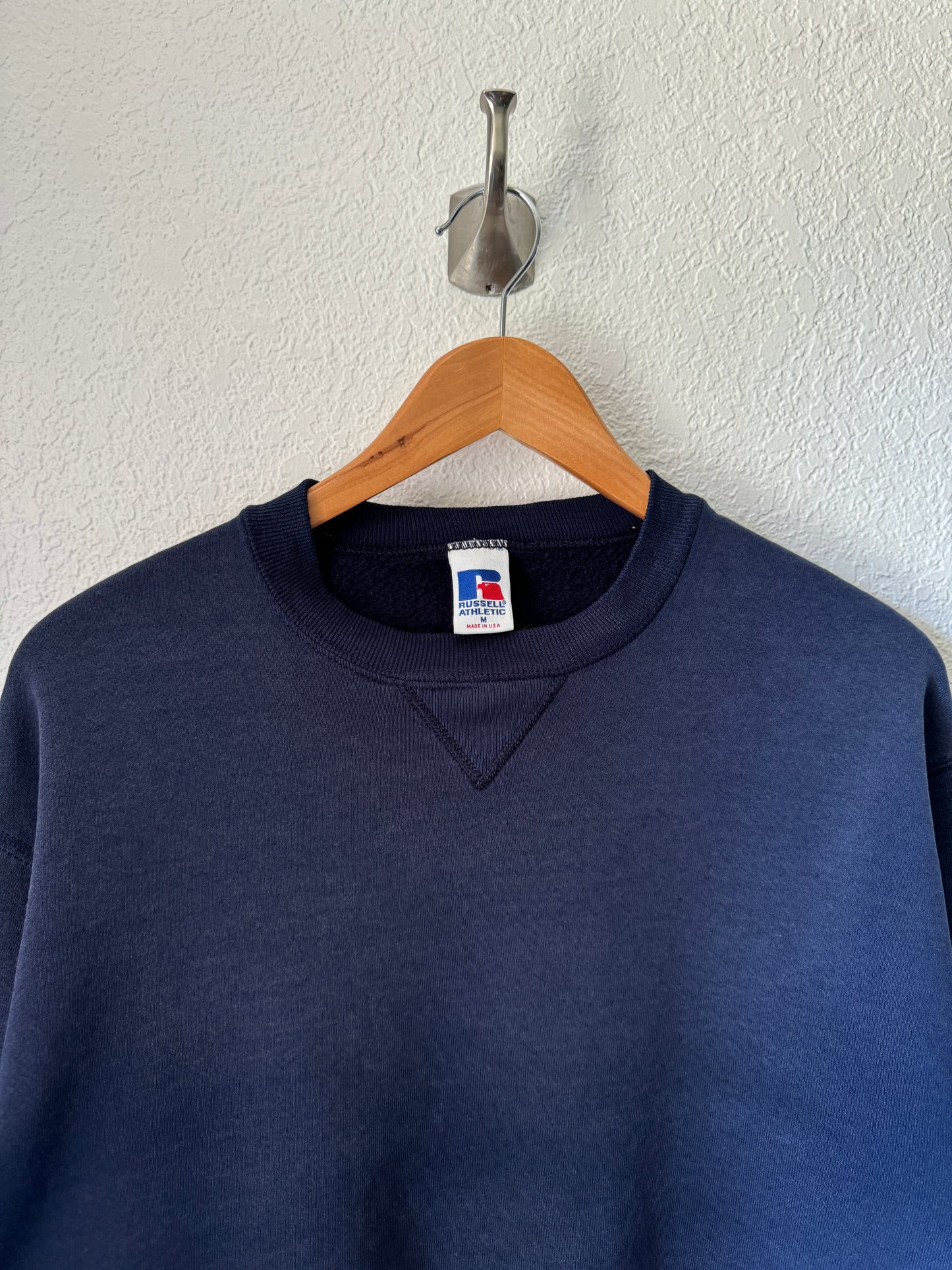 1990s Russell Athletic Faded Crewneck Sweater