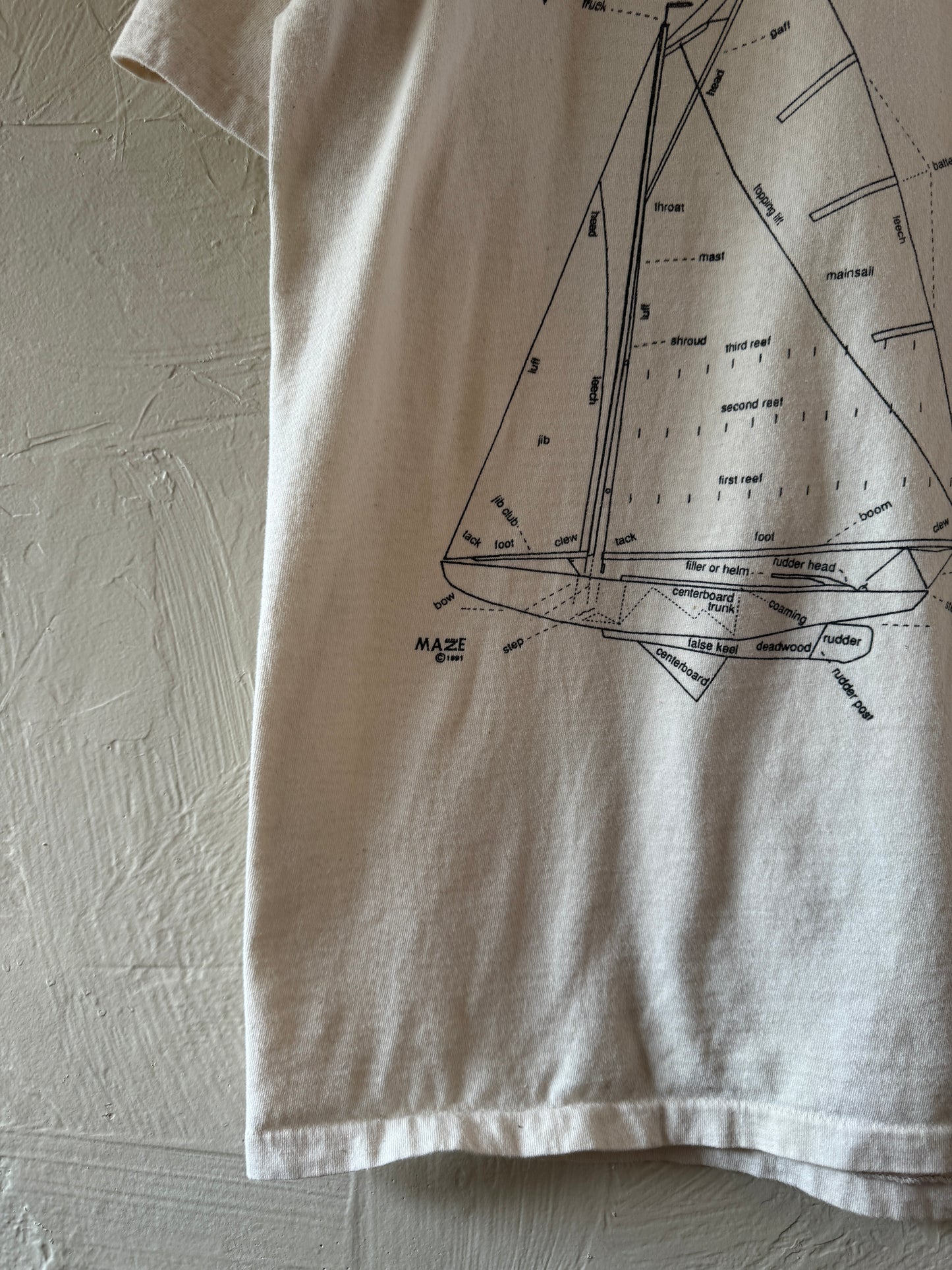 1990s Marina Sailboat T-Shirt