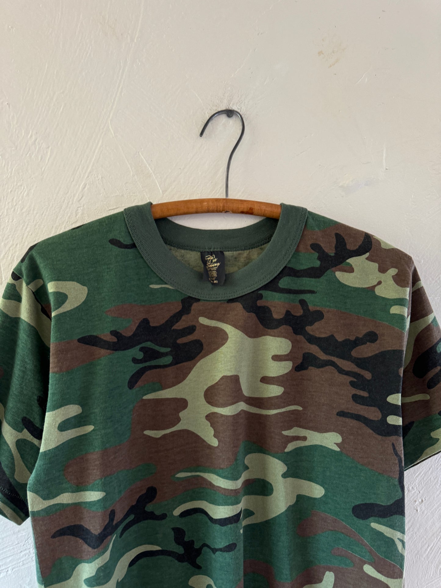 1980s Camouflage Military T-Shirt